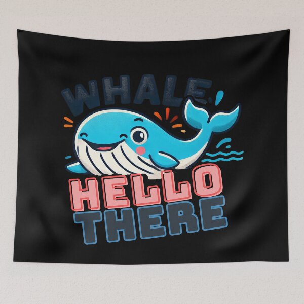 Item preview, Whale, Hello There! designed and sold by FitEnvy.