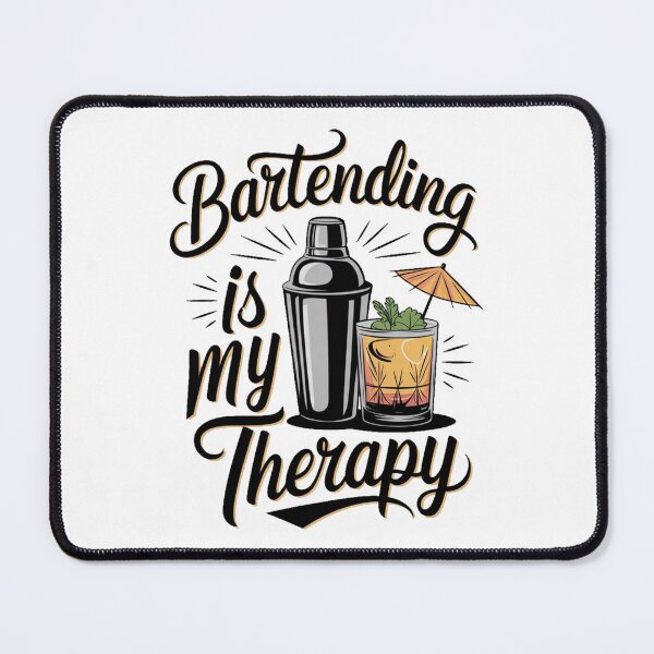 Artikelvorschau, Barkeeper ist meine Therapie entworfen und verkauft von PGAart.