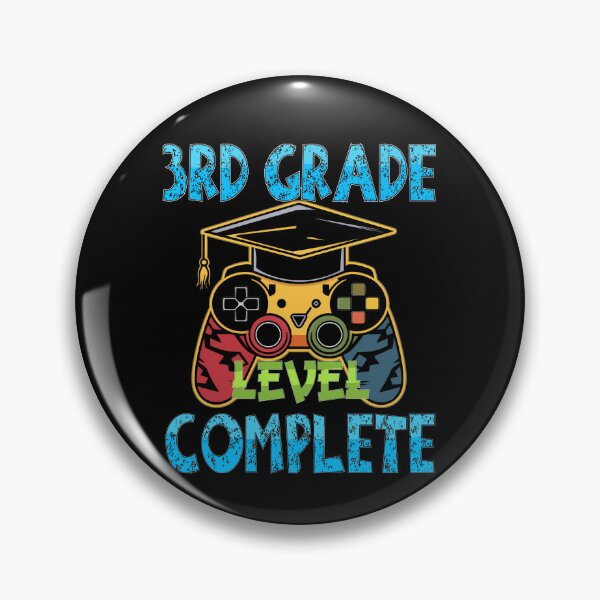 Item preview, 3RD Third Grade Level Complete Videogame controller Graduation Hat  designed and sold by Smix Pixels.