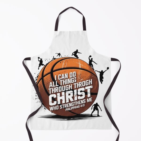 Item preview, Christian Basketball I Can Do All Things Religious Faith designed and sold by SztylishDesigns.