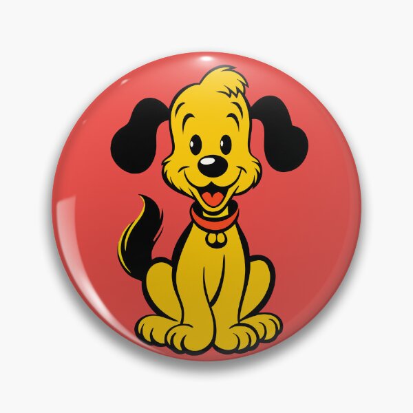 Artikelvorschau, 60s Cartoon Golden Retriever - Retro Dog Illustration for Pet Lovers entworfen und verkauft von Timegraf.