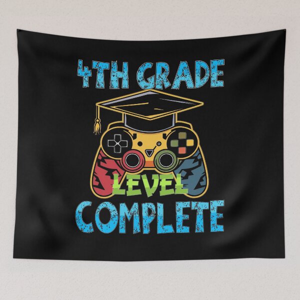 Item preview, 4TH Fourth Grade Level Complete Videogame controller Graduation Hat  designed and sold by Smix Pixels.