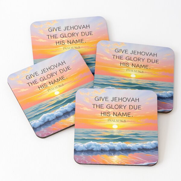 Item preview,  Give Jehovah the glory due his name. (2025 Year Text Sunset Painting)  designed and sold by svarupa.
