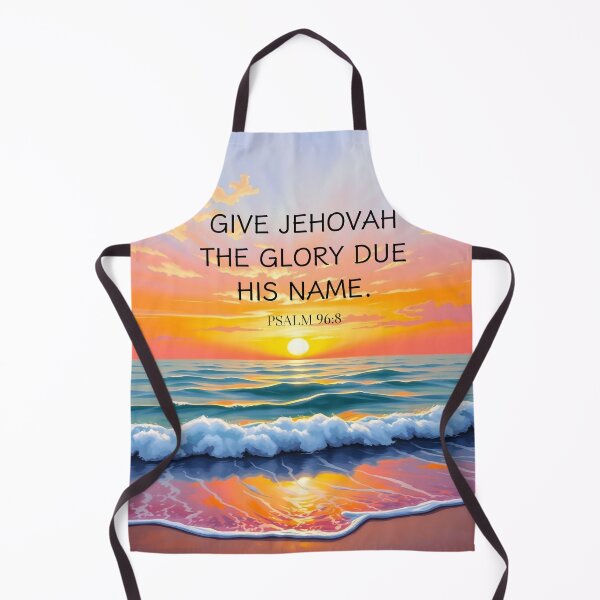 Item preview, Give Jehovah the glory due his name. (2025 Year Text Sunset Painting) designed and sold by svarupa.