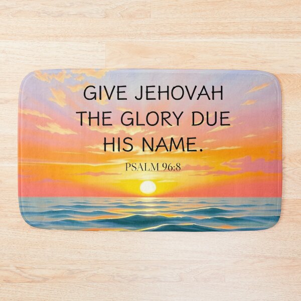 Item preview,  Give Jehovah the glory due his name. (2025 Year Text Sunset Painting)  designed and sold by svarupa.