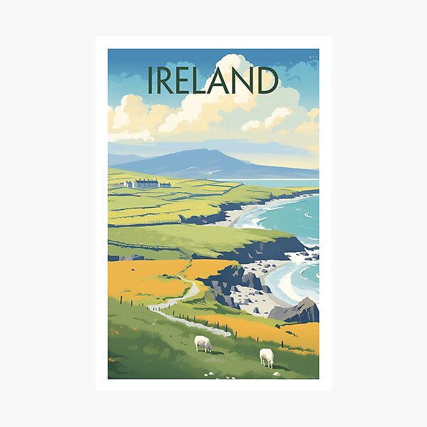 Item preview, IRELAND designed and sold by MarkedArtPrints.