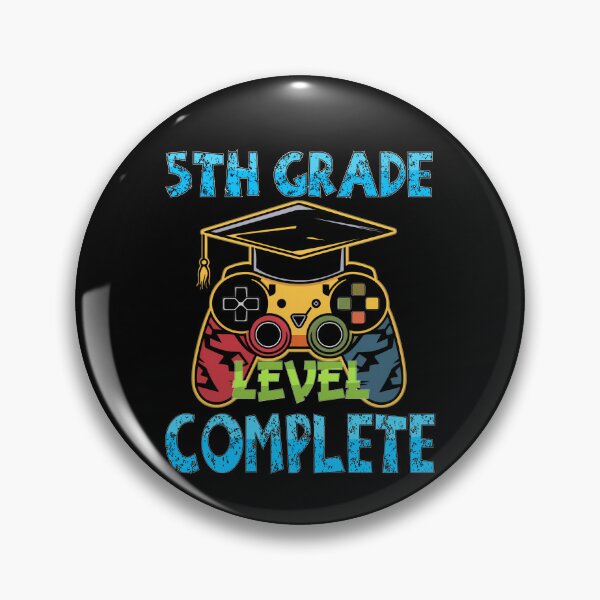 Item preview, 5TH Fifth Grade Level Complete Videogame controller Graduation Hat  designed and sold by Smix Pixels.