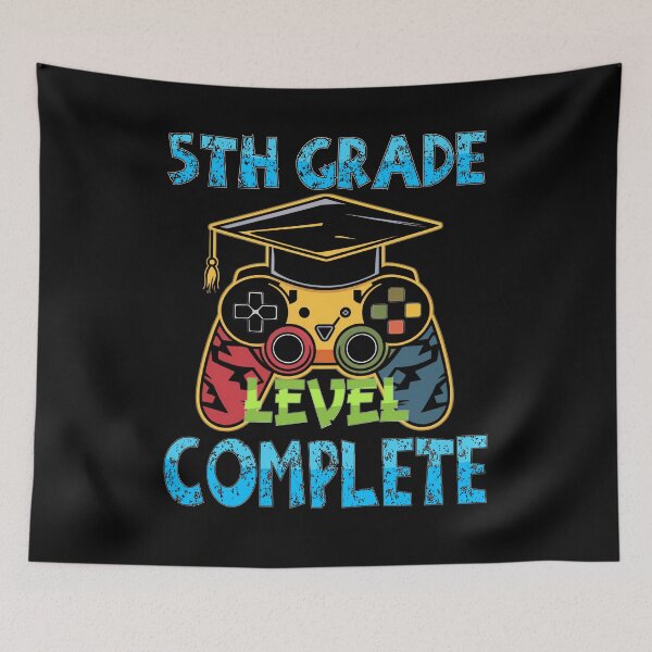 Item preview, 5TH Fifth Grade Level Complete Videogame controller Graduation Hat  designed and sold by Smix Pixels.