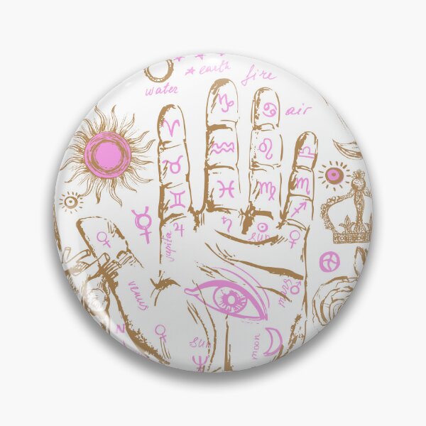 Item preview, Magic palm in gold and pink designed and sold by bokasin.