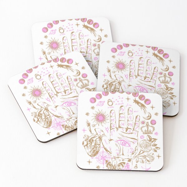 Item preview, Magic palm in gold and pink designed and sold by bokasin.