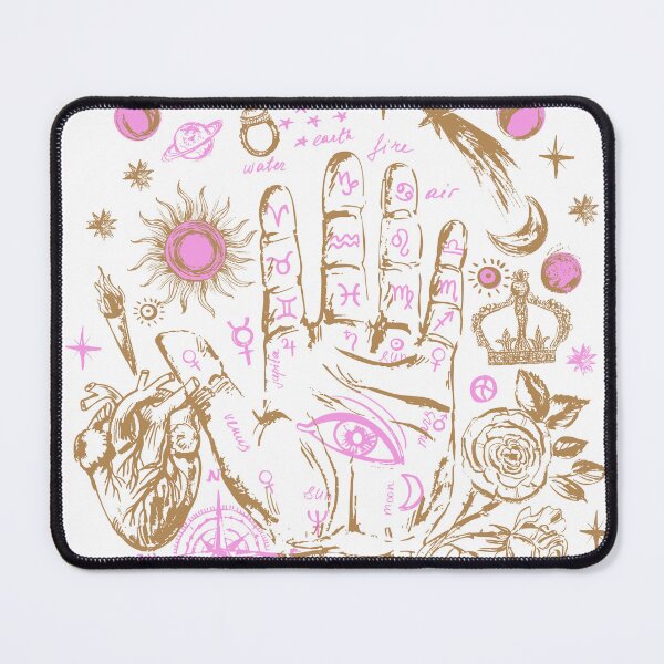 Item preview, Magic palm in gold and pink designed and sold by bokasin.