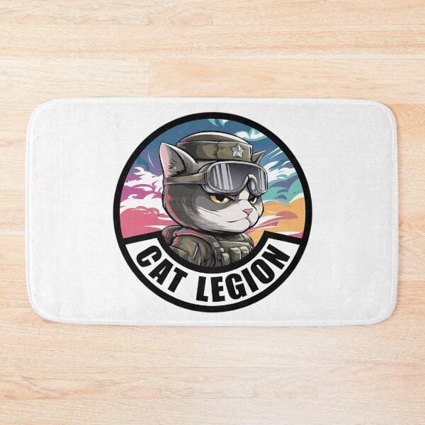 Item preview, A design on the Cats at the Legion designed and sold by P2Genies.