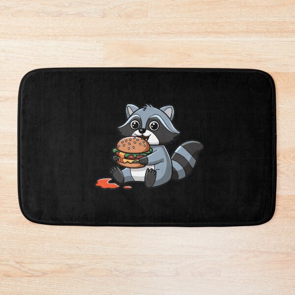 Item preview, Adorable Raccoon And Tasty Cheeseburger designed and sold by Anniebuh.