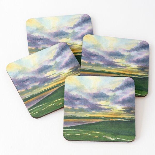 Item preview, Sunrise Over Tybee Watercolor designed and sold by imerikana.