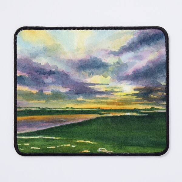 Item preview, Sunrise Over Tybee Watercolor designed and sold by imerikana.