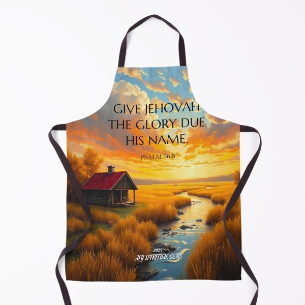 Item preview, Give Jehovah the glory due his name. (2025 Year Text Sunset Painting)  designed and sold by svarupa.
