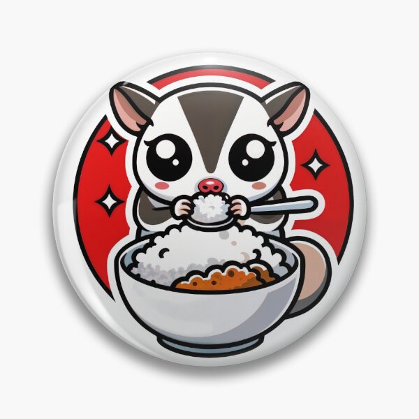 Item preview, Baby Sugar Glider eating rice and curry designed and sold by Vashy56.