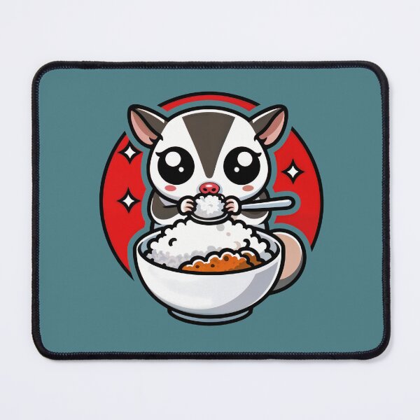 Item preview, Baby Sugar Glider eating rice and curry designed and sold by Vashy56.