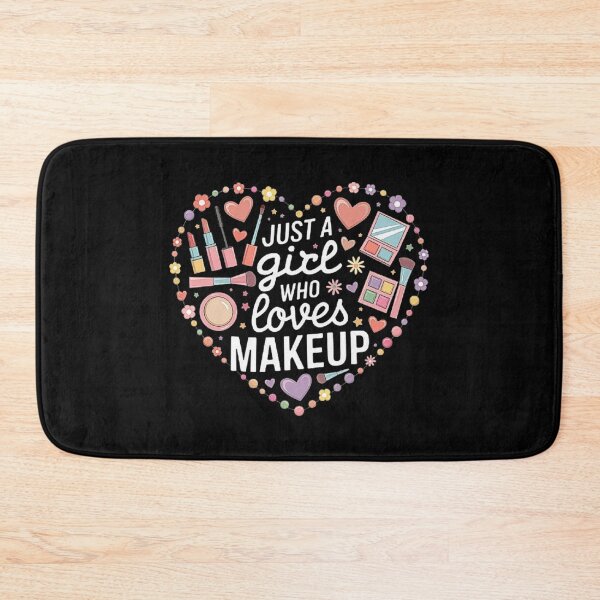 Item preview, Just a Girl Who Loves Makeup - Colorful Cosmetic Design for Beauty Lovers designed and sold by love3617.