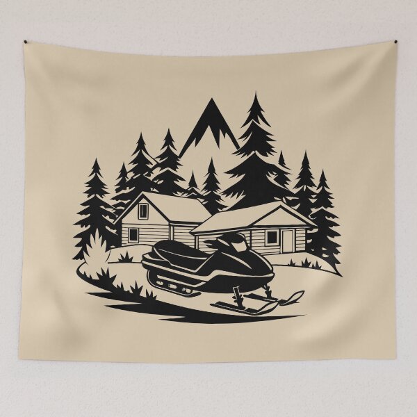 Item preview, Snowmobile  designed and sold by GraphicsClub.