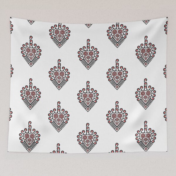Item preview, Folk art, pattern of Polish highlanders - Parzenica Valentines day designed and sold by mikistudio.