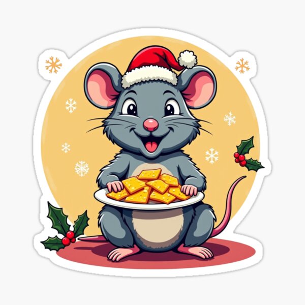 Item preview, Christmas Rat And Nachos designed and sold by AVStore28.