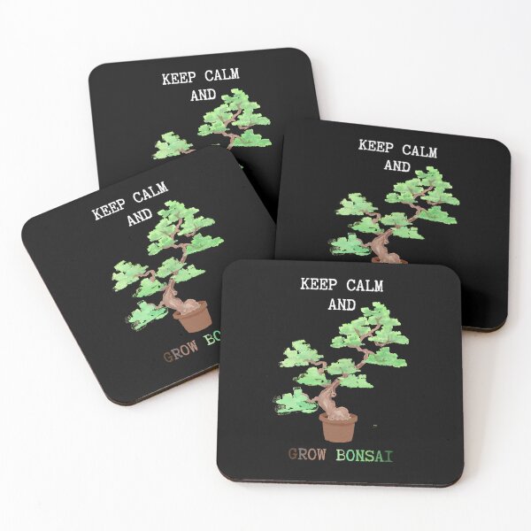 Item preview, Keep Calm And Grow Bonsai designed and sold by ladyindigital.