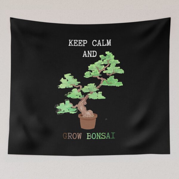 Item preview, Keep Calm And Grow Bonsai designed and sold by ladyindigital.