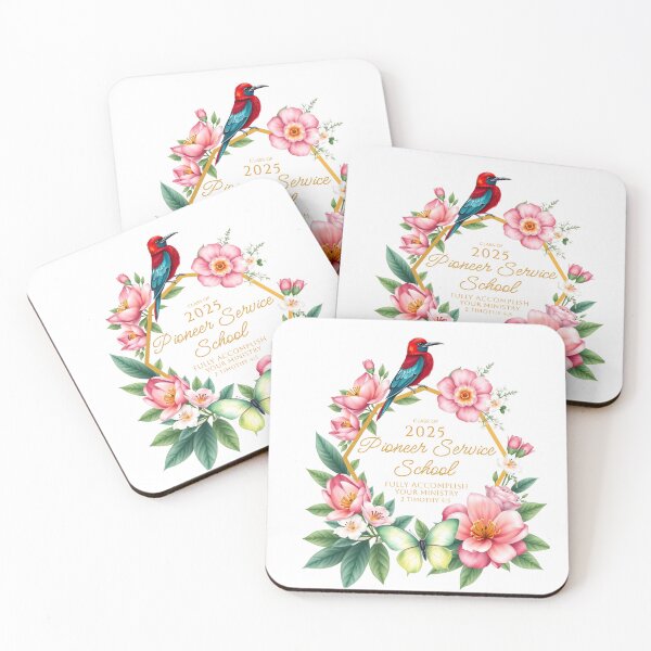 Item preview, Pioneer School 2025 “Fully Accomplish your Ministry” 2 Tim 4:5  (Bird & Flower) designed and sold by svarupa.
