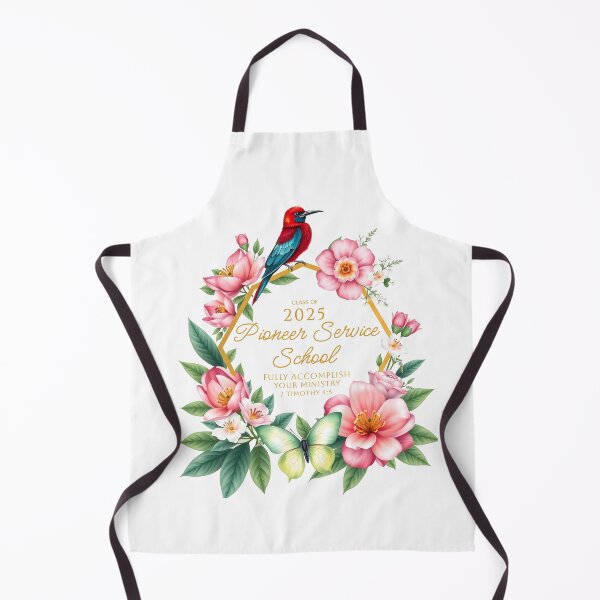 Item preview, Pioneer School 2025 “Fully Accomplish your Ministry” 2 Tim 4:5  (Bird & Flower) designed and sold by svarupa.