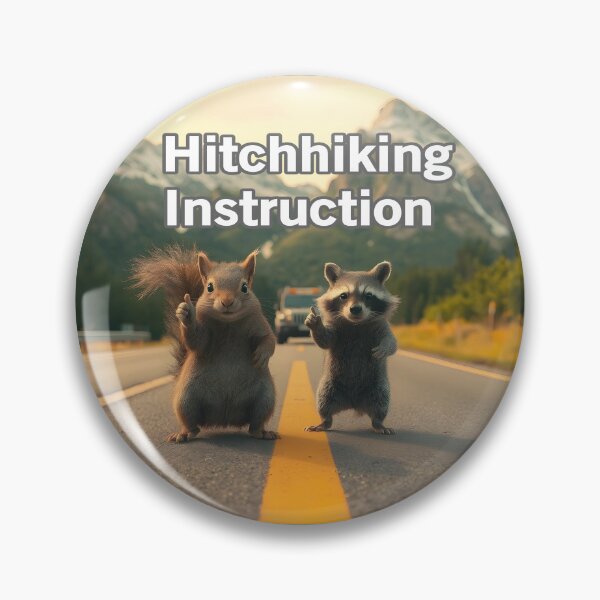 Item preview, hitchhiking Instructions designed and sold by Surreallytee.