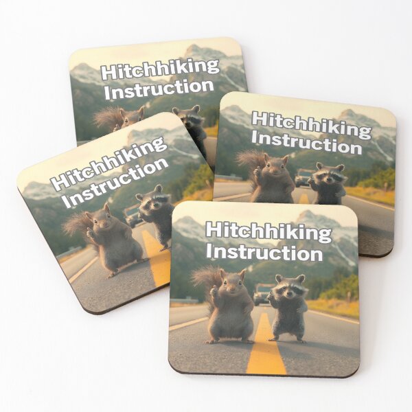 Item preview, hitchhiking Instructions designed and sold by Surreallytee.