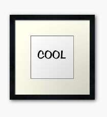 Cool Framed Print
