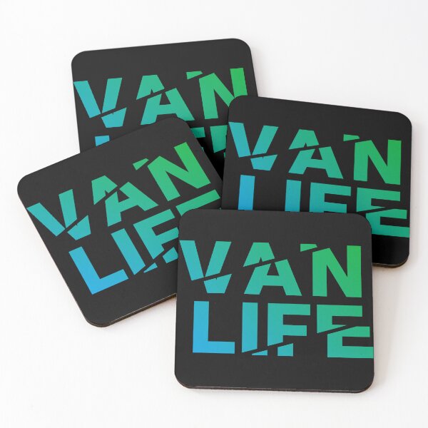 Item preview, VAN LIFE: Gradient blue to green designed and sold by robnoble.