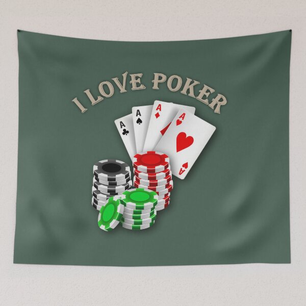 Item preview, I Love Poker designed and sold by doniainart.