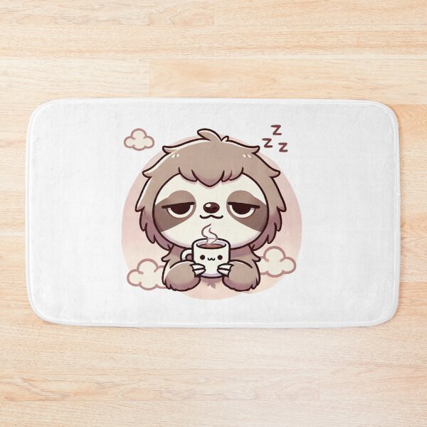 Item preview, Just Because I'm Awake Funny Lazy Baby Sloth designed and sold by ladyindigital.