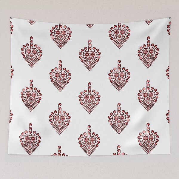 Item preview, Folk art, pattern of Polish highlanders - Parzenica Valentines day designed and sold by mikistudio.