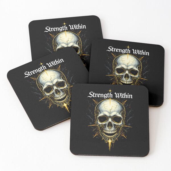 Item preview, Rebirth Through Darkness - Unbreakable Spirit Skull designed and sold by BNCH44.