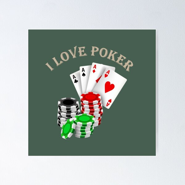 Item preview, I Love Poker designed and sold by doniainart.