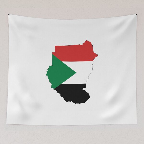 Item preview, sudan flag map designed and sold by tony4urban.