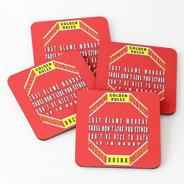 Item preview, Accounting golden rules funny and unique design designed and sold by clewzo.