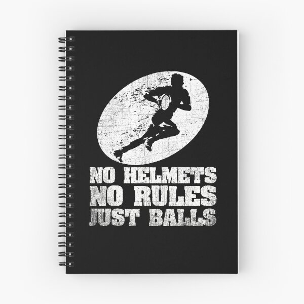 Item preview, No Helmets No Rules Just Balls Rugby Lovers designed and sold by PNGShop.