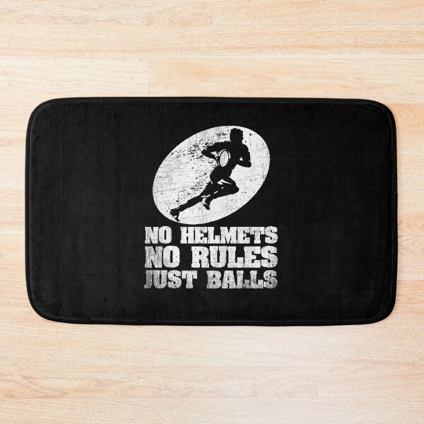 Item preview, No Helmets No Rules Just Balls Rugby Lovers designed and sold by PNGShop.