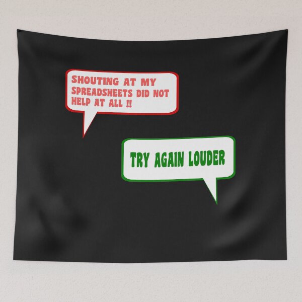 Item preview, Wise advice for accountants about spreadsheet management | speech bubble design designed and sold by clewzo.