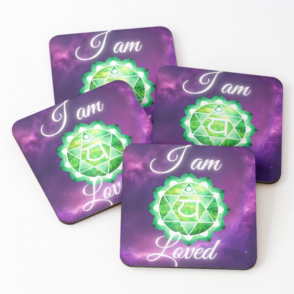 Item preview, Heart chakra affirmation designed and sold by whatthefoxsays.