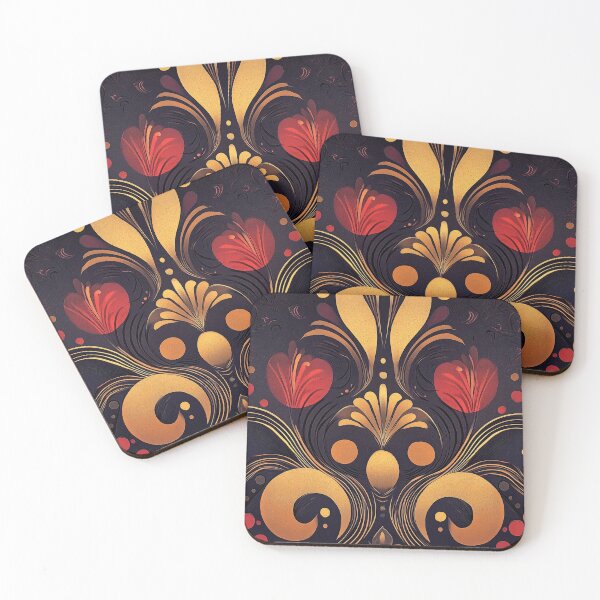 Item preview, Art Nouveau Pattern designed and sold by KootenayDesigns.