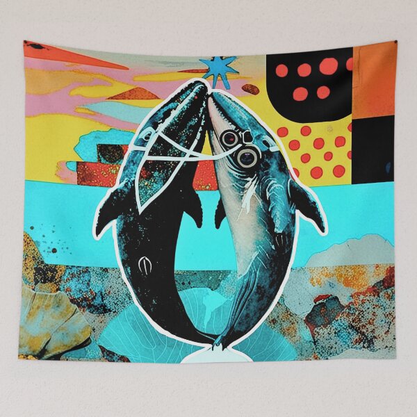 Item preview, whales in love designed and sold by diulid.