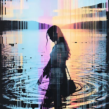 Artwork thumbnail, NEON REFLECTION RUNEPUNK by RICK-TURNER