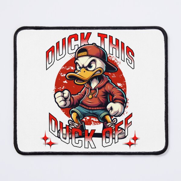 Item preview, Angry Streetwear Duck | "Duck This" Funny Urban Cartoon Design designed and sold by NSB-Design.
