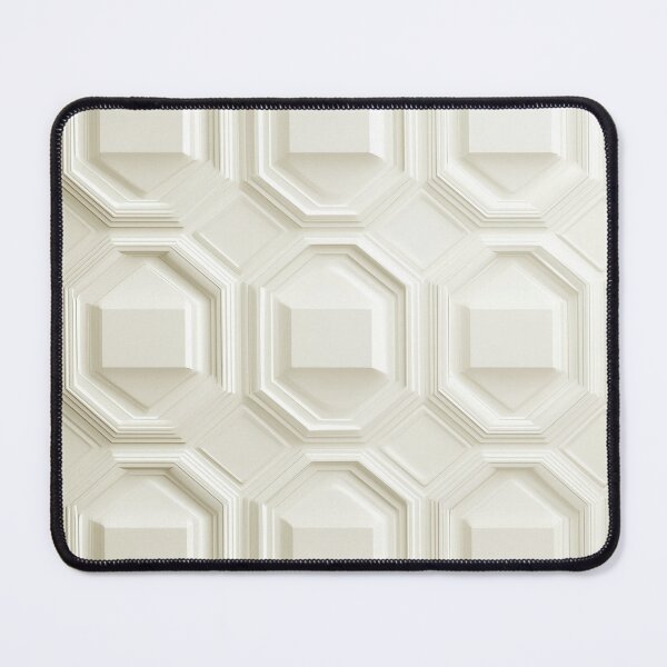 Item preview, Basic White Neutral Geometric Pattern designed and sold by KootenayDesigns.
